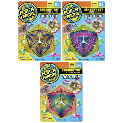 Ja-Ru Fractal Geo Flip- Assorted