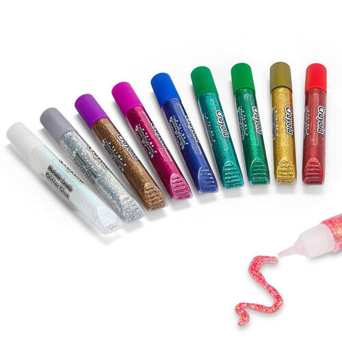 Crayola Washable Glitter Glue 9 Colors