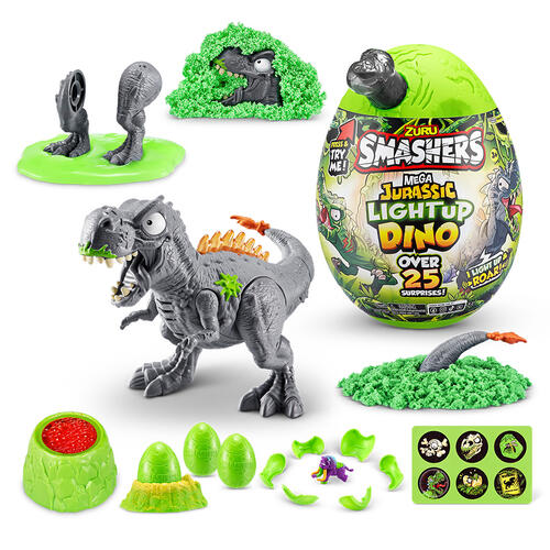 Smashers Jurassic Series 1 Mega Jurassic Light-up Dino - Assorted