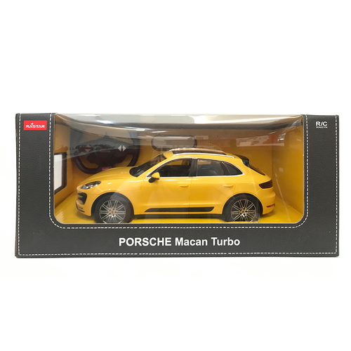 Rastar R/C 1:14 Porsche Macan Turbo - Yellow