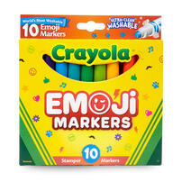 Crayola 10 Ultra-Clean Washable Stamper Markers Set
