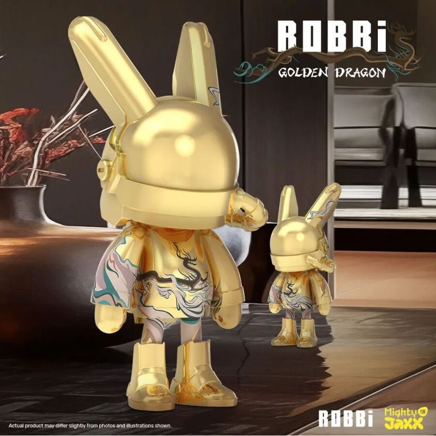 Mighy Jaxx ROBBi Golden Dragon - 400% | Toys”R”Us – Singapore