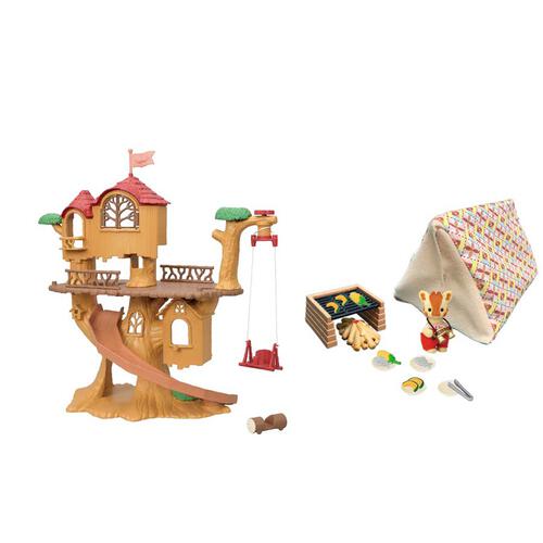 Sylvanian Families Adventure Tree House T Set Camping Edition Toys R Us Singapore Official