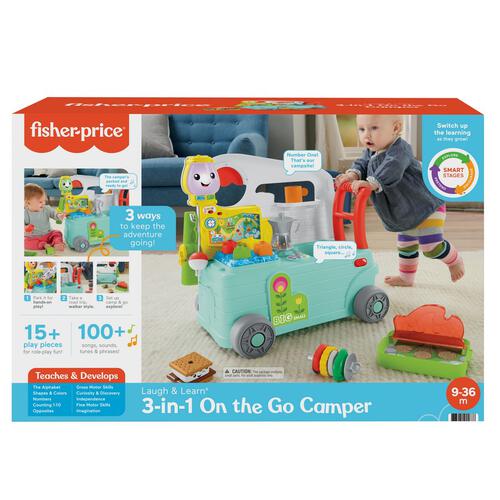 Fisher-Price Laugh & Learn 3-In-1 On The Go Camper