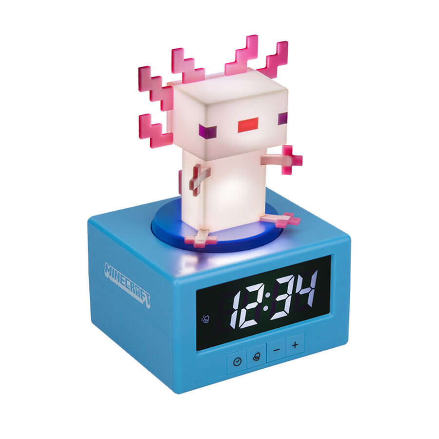 Paladone Minecraft Axolotl Icon Alarm Clock | Toys”R”Us – Singapore