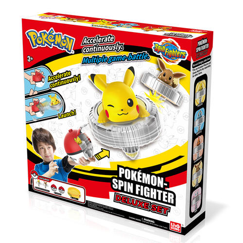 Pokemon-Spin Fighter Deluxe Set