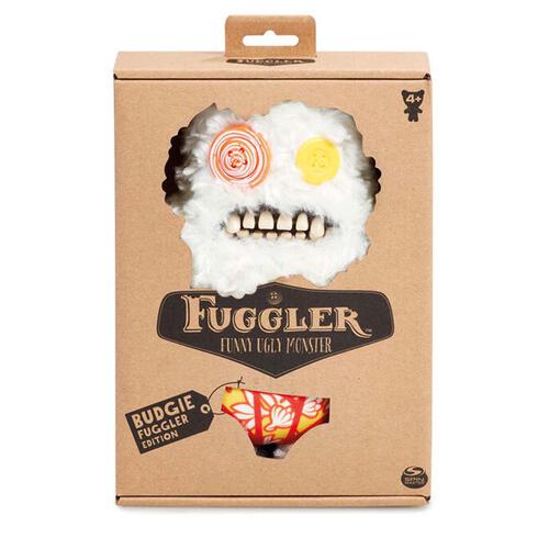 Fuggler Funny Ugly Monster - Budgie Fuggler Sasquoosh (White/9 inches)