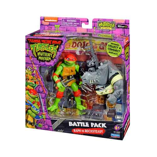 Teenage Mutant Ninja Turtles Raphael Vs Rocksteady