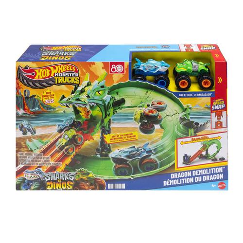 Hot Wheels Monster Truck Dragon Destruction