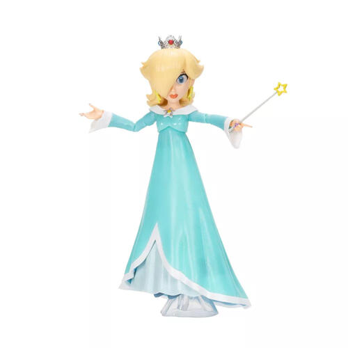 The Super Mario Galaxy Movie - 5&rdquo; Figure Series &ndash; Rosalina Figure with Wand and Stand Accessories