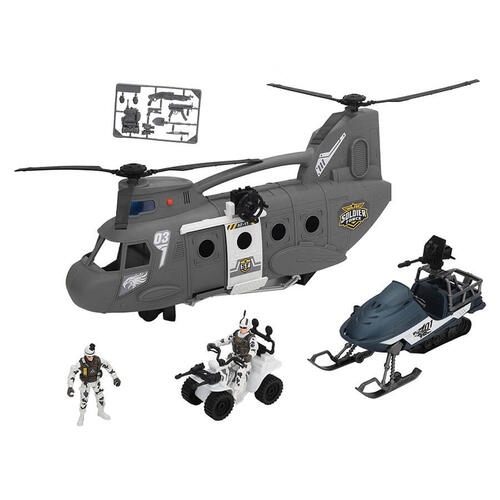 Soldier Force Chinook Carrier Playset