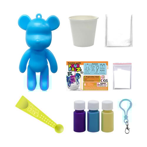 Pour PalZ Paint Mini Bear Keyring - Assorted (1 Pc)