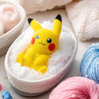 (Pre-order) Pokemon 30th Anniversary Palm-Sized Pikachu Poke-Fuwa (Estimated Early April 2026)