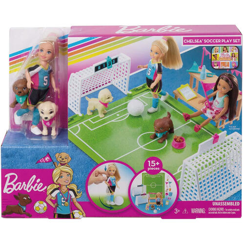 Barbie Dreamhouse Adventures Sports Chelsea Soccer Playset