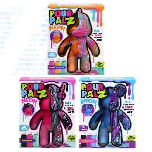 Pour PalZ Large Neon Paint Character - Assorted (1 Pc)