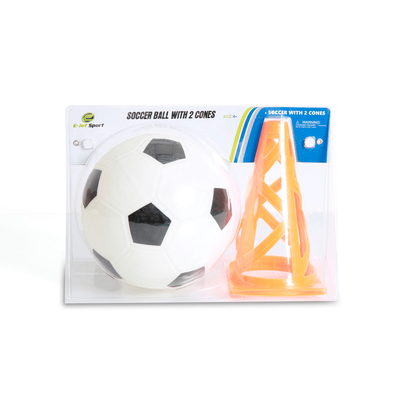 E-Jet Game Soccer Ball With 2 Cones