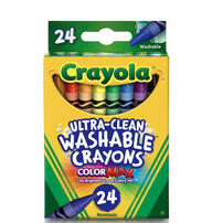 Crayola 24 Ct Washable Regular Size Crayon