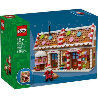 (Pre-order) Lego Festive Gingerbread House Christmas Toy For Kids 40809 (Expected September 2026)