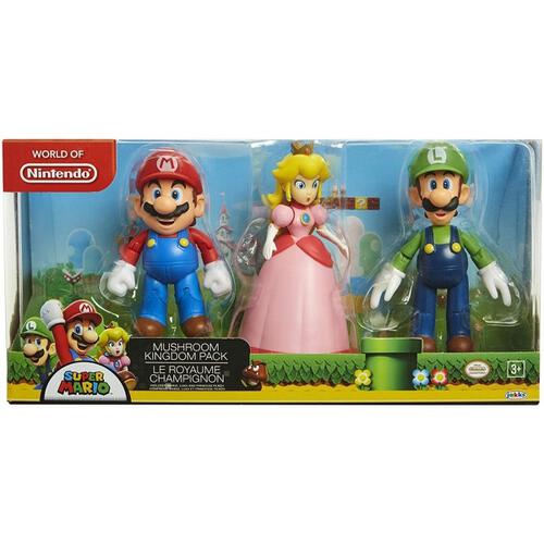 Nintendo Super Mario 4 Inch Figure Set 