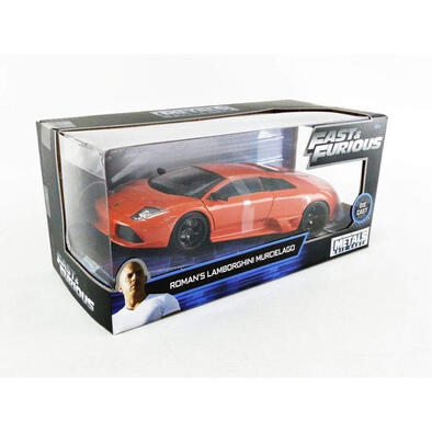 JADA TOYS Mini Car 1:24 Size FAST & FURIOUS ROMAN'S LAMBORGHINI MURCIELAGO LP640 Fast & Fast & Furious Diecast Metal