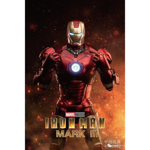 ZD Toy Iron Man Mark 3 with Lighting Function