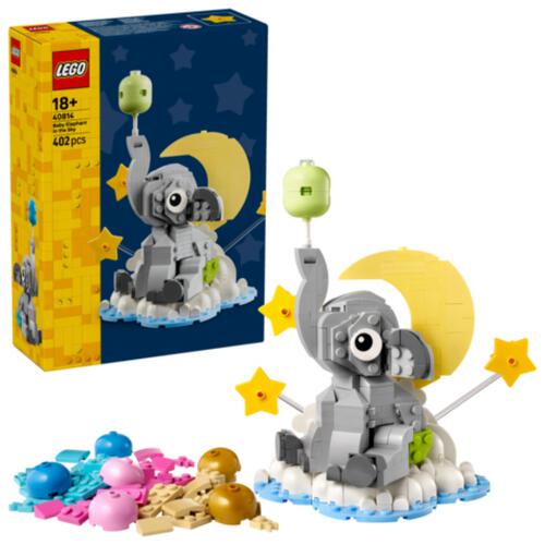 (Pre-order) LEGO Iconic Baby Elephant in the Sky (Estimated Early June 2026)
