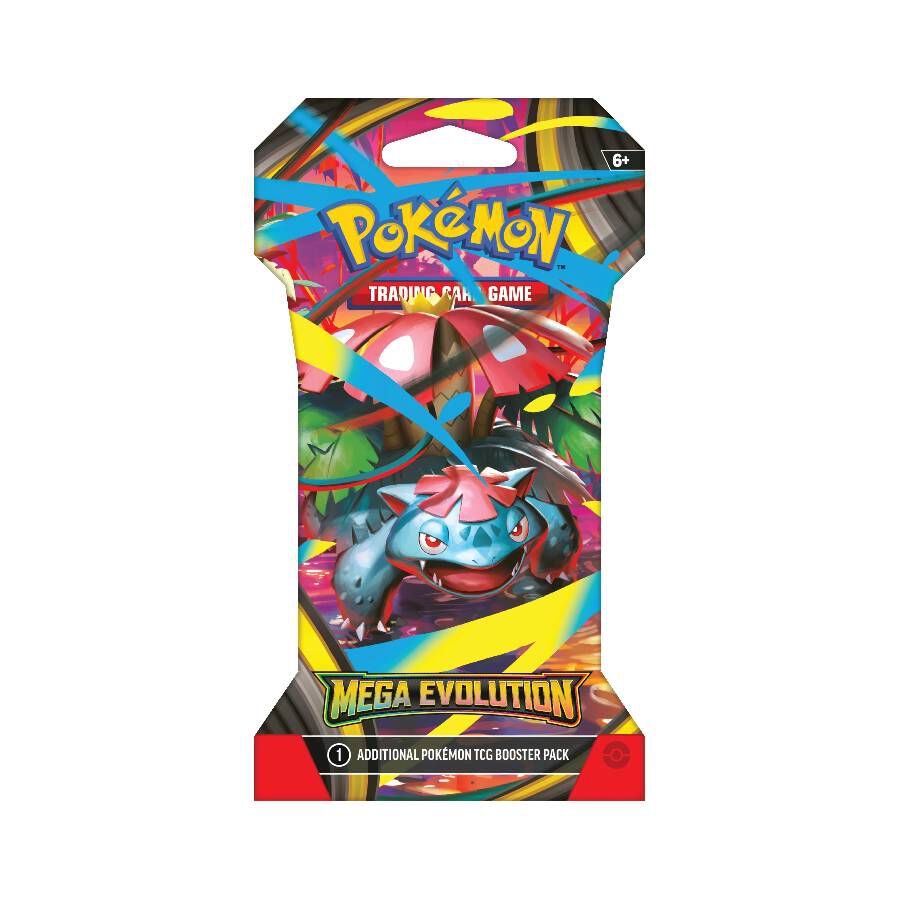 Pokemon TCG ME01 Mega Evolution Sleeved Booster Pack (1 Pack
