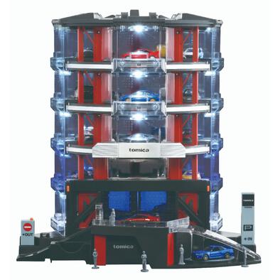 (Pre-order) Tomica+ Automated Tomica Parking With Showroom (Expected End September 2026)