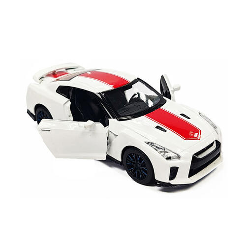 playpop 5.5" License Diecast Car - 1:32 Nissan Gt-R(R35) (Light & Sound)