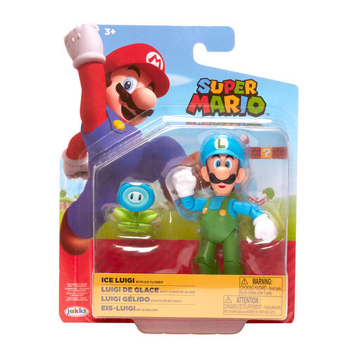 Super Mario W20 Ice Luigi With Ice Flower