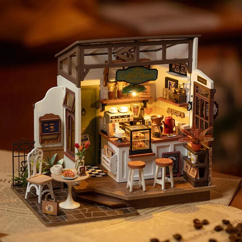 Robotime Rolife Flavory Caf&eacute; Miniature House Kit