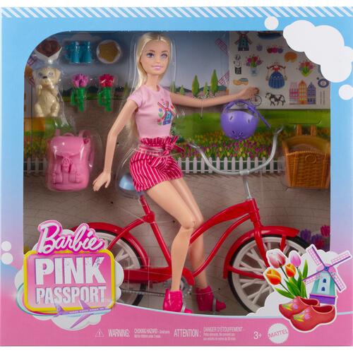 Barbie Doll & Bike Playset
