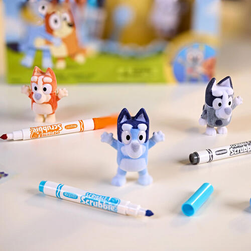 Crayola Scribble Scrubbie Bluey Combo Set