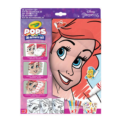 Crayola Pops 3D Coloring Activity Set Princess