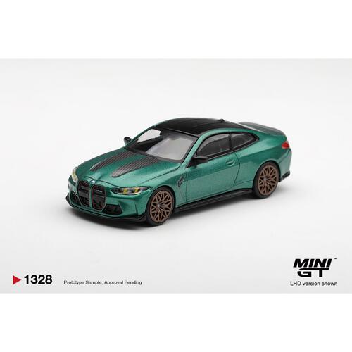 (Pre-order) Mini Gt Bmw M4 Cs Frozen Isle Of Man Green Metallic / Blister Packaging (Expected October 2026)