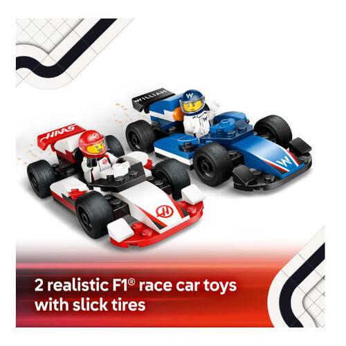 LEGO City F1 Williams Racing & Haas F1 Race Cars 60464 